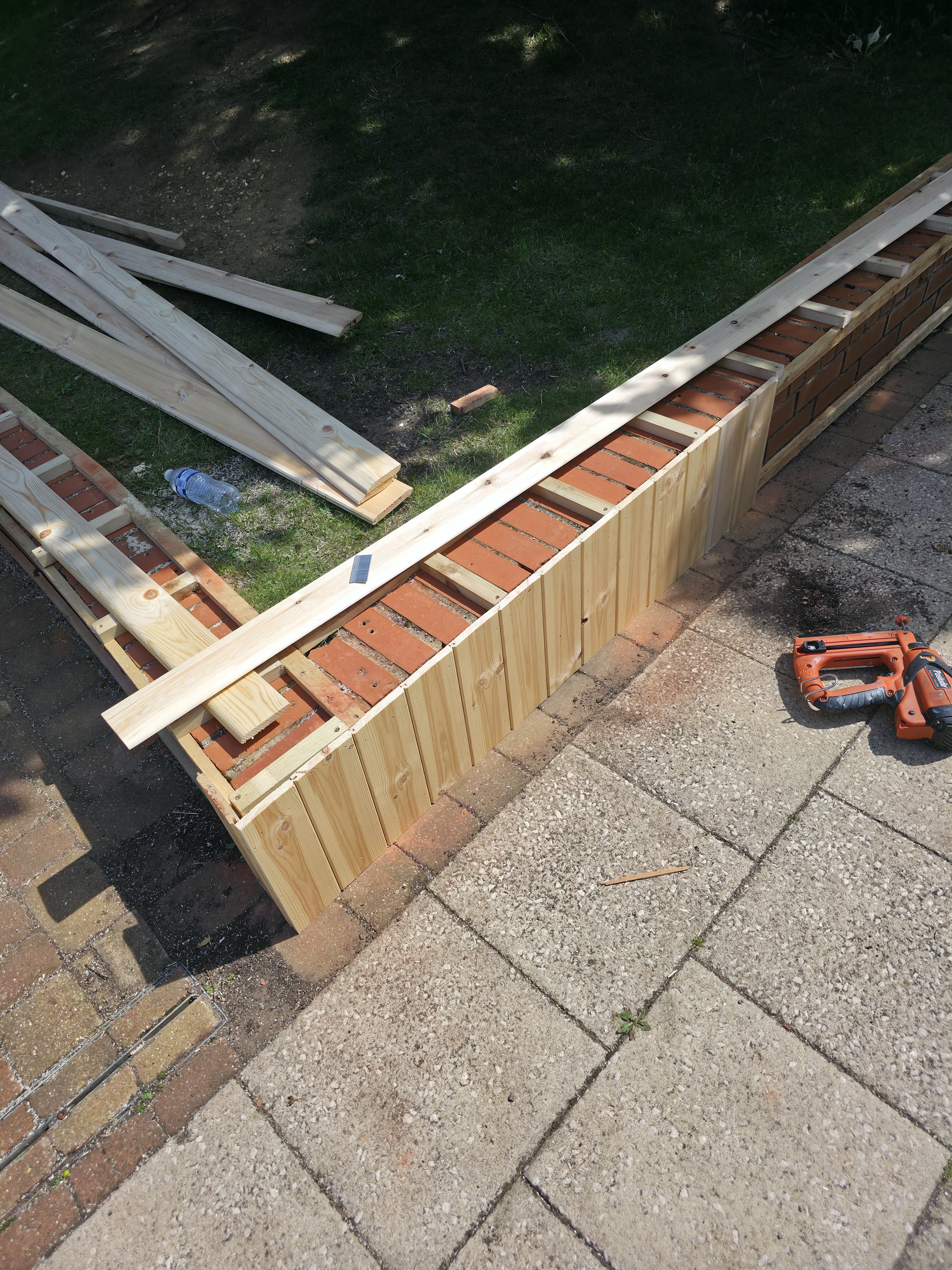 Garden Timber Raised Bed Cladding